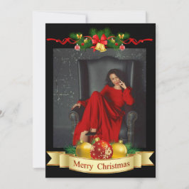 Cartão de Natal Fotográfico