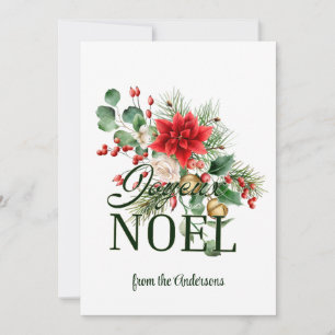 Cartão de Natal francês Joyeux Noel