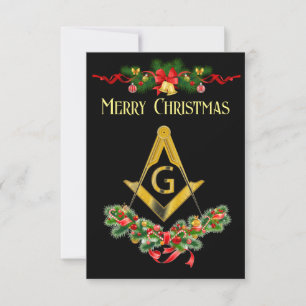 Cartão de Natal Freemason