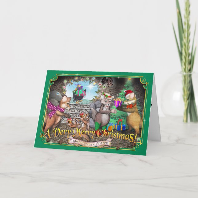 Cartão de Natal Frieda Tails 2020 (Frente)