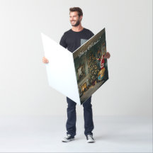 Cartão de Natal gigante