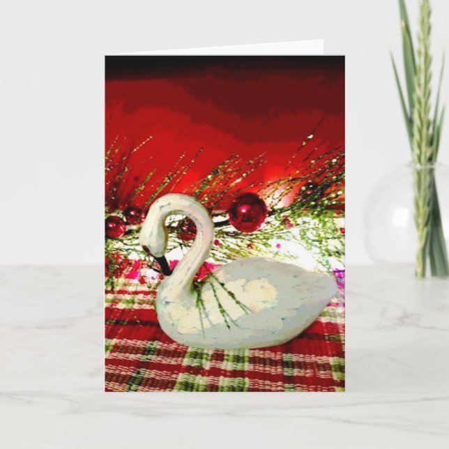 Cartão de Natal Goose (Frente)