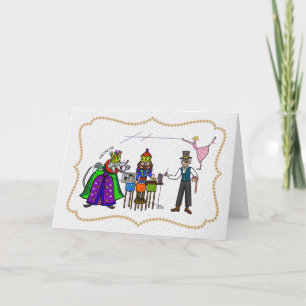 Cartão de Natal Ham Radio Nutcracker