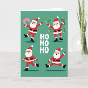 Cartão de Natal Ho Ho Ho Alegre