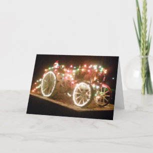 Cartão de Natal "Holly-Jolly Tractor"