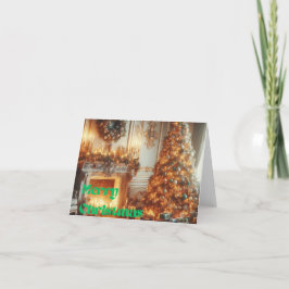 Cartão de Natal horizontal