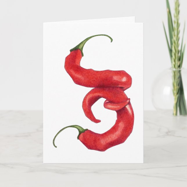 Cartão de Natal Hot & Spicy (Frente)