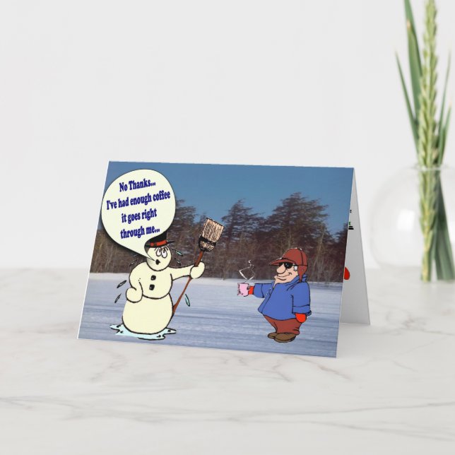 Cartão de Natal Humorístico (Frente)