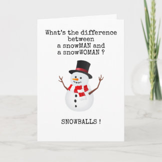 Cartão de Natal Humorístico Design
