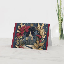 Cartão de Natal - Igreja Elegante