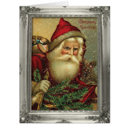 Cartão de Natal Imagem-Perfeito enorme de Santa