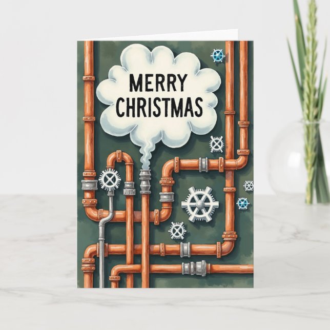 Cartão de Natal Industrial (Frente)