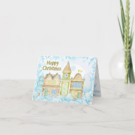 Cartão de Natal inspirado nos países Escandinavos.