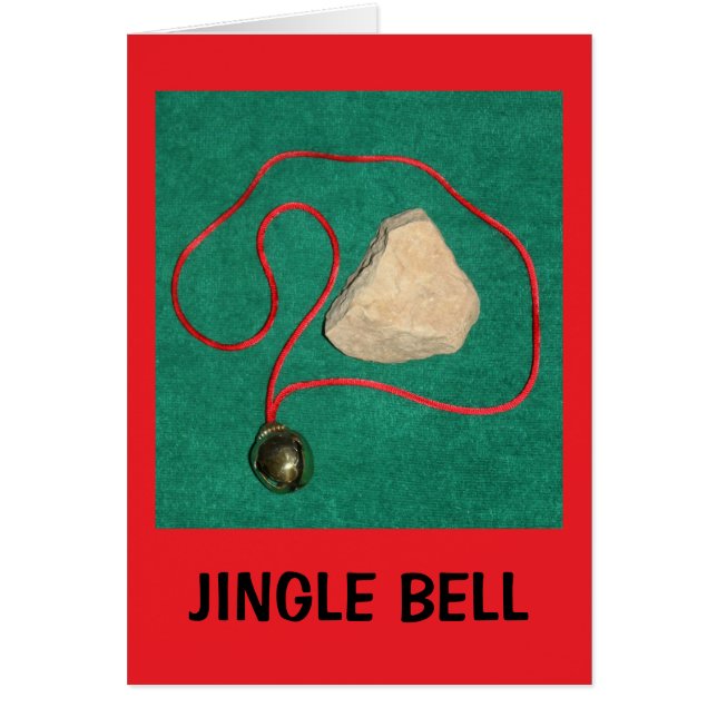 Cartão de Natal Jingle Bell Rock! (Frente)