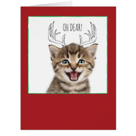 Cartão de Natal Jumbo Cats & Doodles