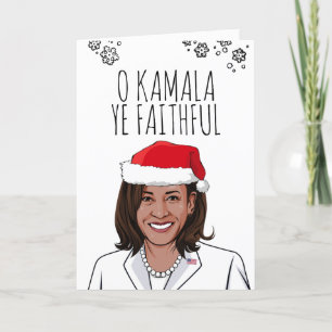 Cartão de Natal Kamala: O Kamala Ye Faithful