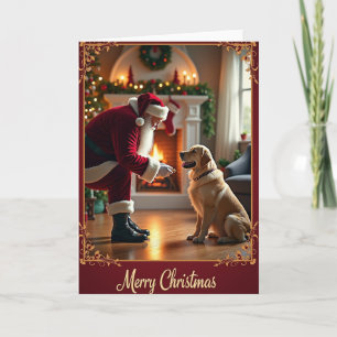 Cartão de Natal Lar do Cão Dourado