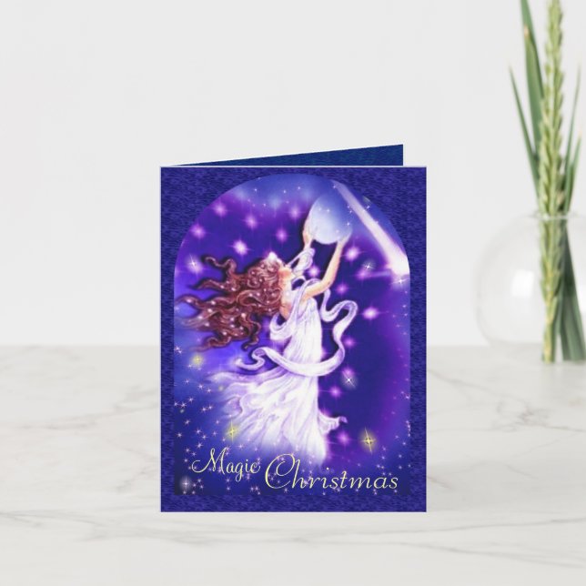 Cartão de Natal mágico (Frente)