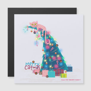 Cartão de Natal Magnético da Árvore Catma