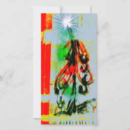 Cartão de Natal magnífico árvore de Natal