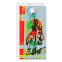 Cartão de Natal magnífico árvore de Natal brilhant