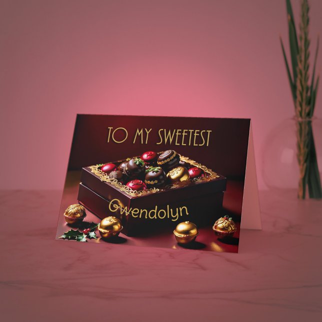 Cartão de Natal mais doce (Criador carregado)