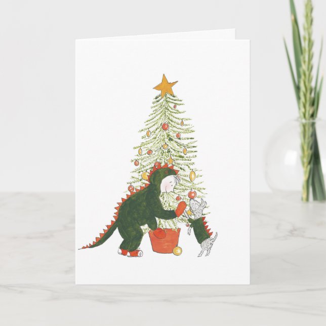 Cartão de Natal Matty e Ty (Frente)