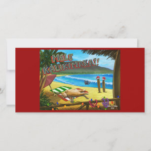 Cartão de Natal Maui Cats