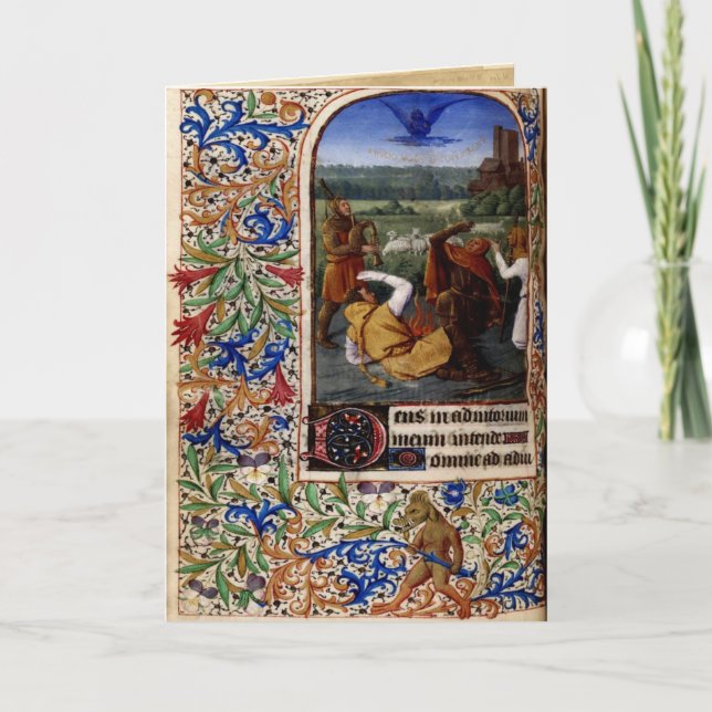 Cartão de Natal Medieval 3 (Frente)