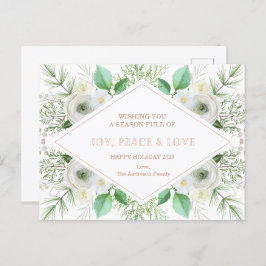 Cartão de Natal Merry - Cartão de Natal Personaliz