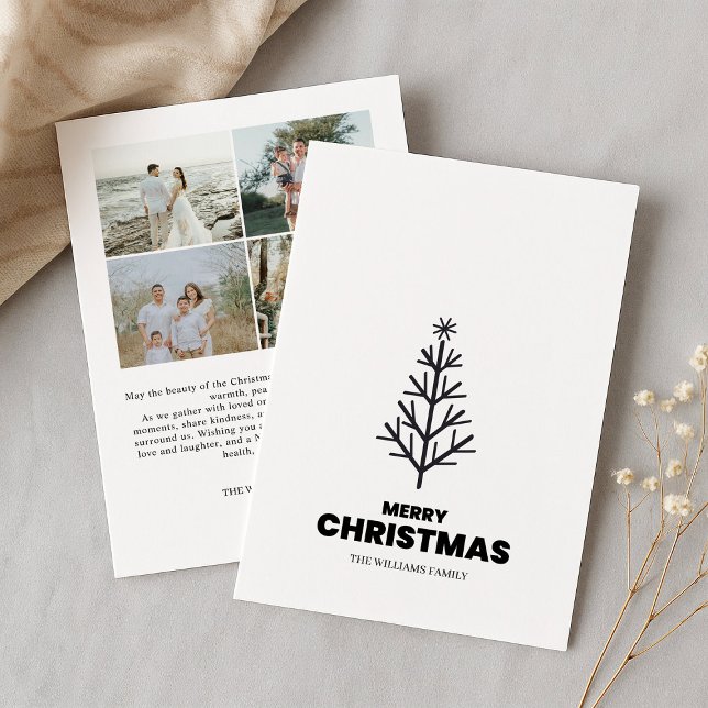 Cartão de Natal Minimalista (Criador carregado)