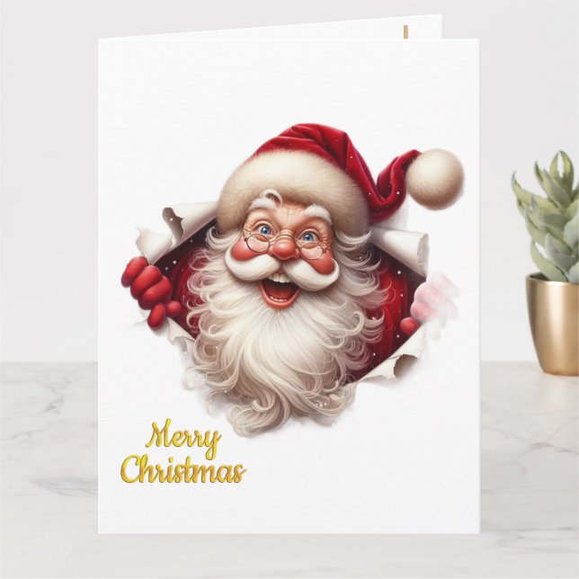 Cartão de Natal Minimalista | Árvore de Arte em Li (Planta pequena)