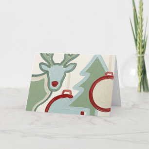 Cartão de Natal Minimalista Ousado