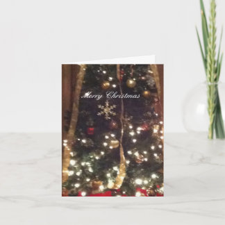 Cartão de Natal misturado da família