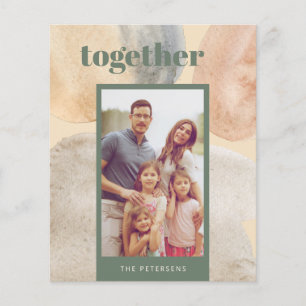 Cartão de Natal moderno e minimalista