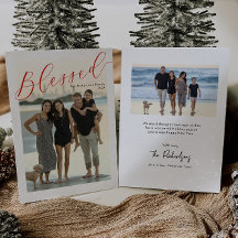 Cartão de Natal moderno e simples escritura