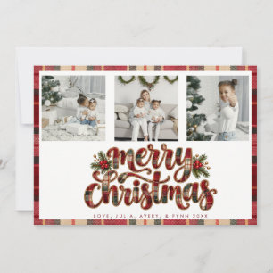 Cartão de Natal Moderno e Vibrante