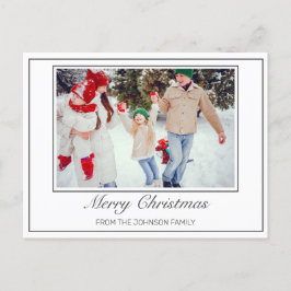 Cartão de Natal Moderno Minimalista Feliz Natal