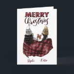 Cartão de Natal moderno personalizado para irmã de<br><div class="desc">Um "Cartão de Natal Moderno Personalizado para a Irmã do Sul" é uma forma na moda e sincera de transmitir seus desejos calorosos e celebrar sua amizade profunda e significativa durante o feriado. Você pode personalizar o cartão com um design moderno e uma mensagem pessoal, adicionando um toque pessoal e...</div>