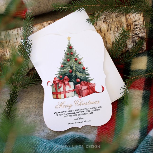 Cartão de Natal Não Fotográfico da Árvore de Natal (Criador carregado)