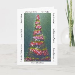 Cartão de Natal "Natal ao Redor do Mundo" x 7"