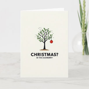 Cartão de Natal Nesta Economia