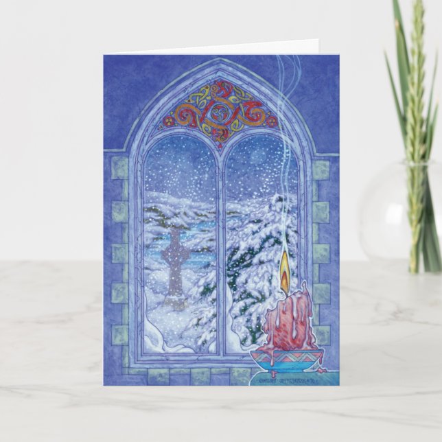 Cartão de Natal NightLight (Frente)