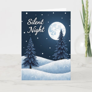 Cartão de Natal Noite Silenciosa