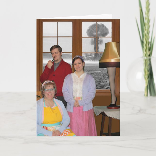 Cartão de Natal Nuclear de inverno (Frente)