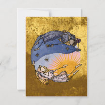 Cartão de Natal Nyx e Hepsera (Noite e Dia)