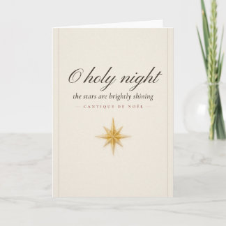 Cartão de Natal O Holy Night