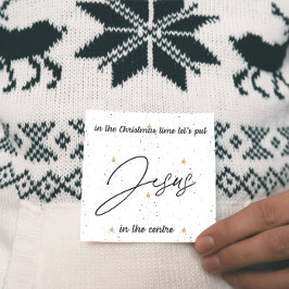 Cartão de Natal: o Vamos colocou Jesus no centro