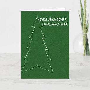 Cartão de Natal Obrigatório