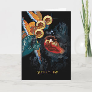 Cartão de Natal Ortodoxo Natividade